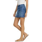 Women's Dear John Fog Sky Quinn High Rise Clean Hem Skirt DKM81A507FKY