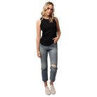 Women's Another Love Cleo Black Tank Top VCKN1515BLK - Crazy House Western Wear