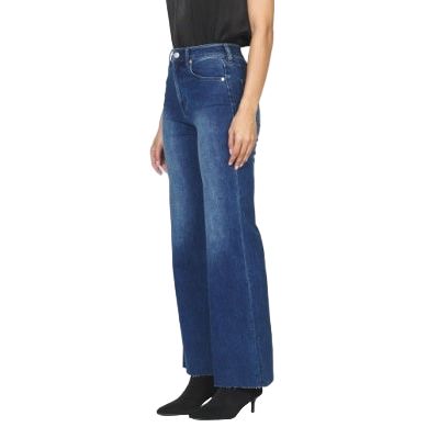 Women's Dear John Fiona Blue Denim Wide Leg Jeans DPM55A323MRH