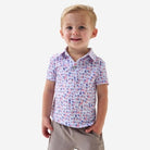 Boy's Burlebo Old Glory Performance Polo Y-PP-OLDG