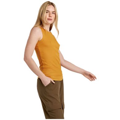 Women's Another Love Cleo Yellow Tank Top VCKN1515OCR - Crazy House Western Wear