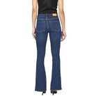 Women's Dear John Denim Jaxton Mid Rise Raw Cut Hem Jeans DPM41A143BND
