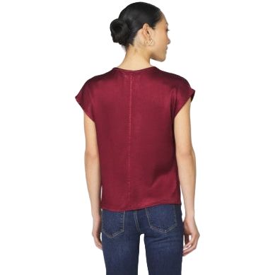 Women's Dear John Red "Kristen" V-neck Blouse DSH1264H8TBR