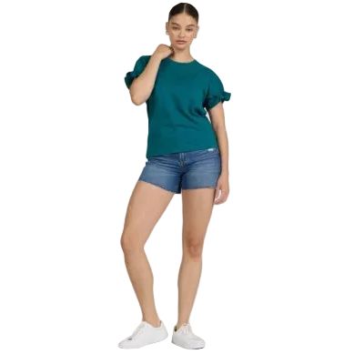 Women's Dear John Mediterranea Meredith Short Ruffle Sleeve T-shirt DKN2171MEA
