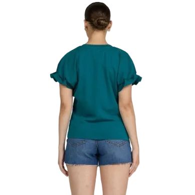 Women's Dear John Mediterranea Meredith Short Ruffle Sleeve T-shirt DKN2171MEA