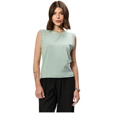 Women's Another Love Green Bree Shirt VCKN1781CRL - Crazy House Western Wear