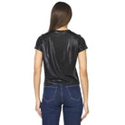 Women's Dear John Black Unity Short Sleeve Top DKN2083Z4BLK