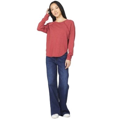 Women's Dear John Red "Kira" Long Sleeve Top DKN3195D9RHR