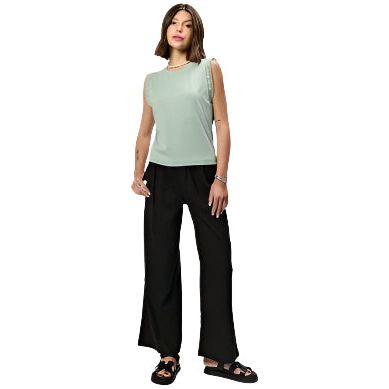 Women's Another Love Green Bree Shirt VCKN1781CRL - Crazy House Western Wear