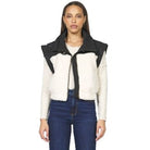 Women's Dear John Black and White Rosalia Jacket DFJ9005BAC