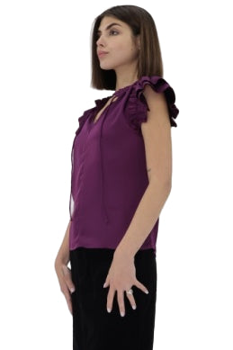 Women's another Love Royal Plum Nura Blouse VCWV5281RYP