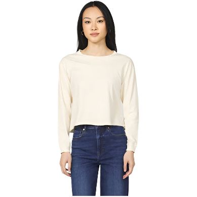Women's Dear John "Fremont" White Long Sleeve Shirt DKN2149D8WHY