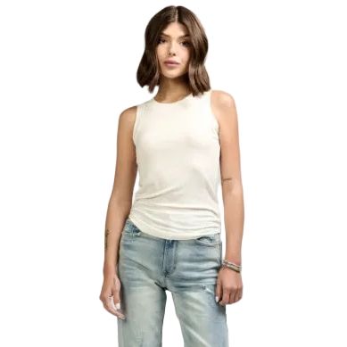 Women's Another Love White Cleo Tank Top VCKN1515WHT