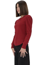 Women's Another Love Red Rose Dara Long Sleeve Top VCKN1840RRS