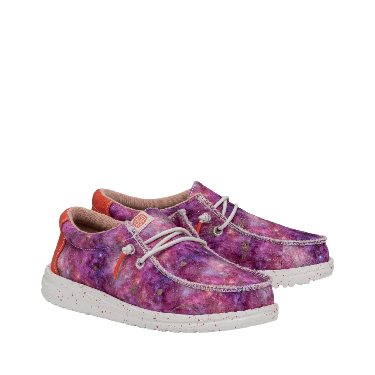 Girl's Hey Dude Wally Galaxy Pink Casual Shoes 40429-9DD