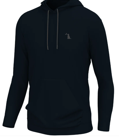 Local Boy Men's Black Velvet Fleece Hemlock Hoodie L1300050-BLK