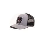 Crazy House Unisex Grey and Black Cap with Armadillo Stitching - Crazy House Western Wear