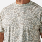 Burlebo Men's Classic Deer Camo Vintage Washed Tee VWT-CDC
