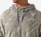 Burlebo Men's Drifter Camo Vintage Washed Hoodie VWFH-DFTC