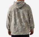 Burlebo Men's Drifter Camo Vintage Washed Hoodie VWFH-DFTC