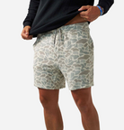 Burlebo Men's Classic Deer Camo Vintage Washed Shorts VWSTS-CDC