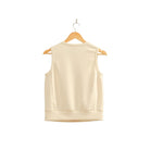 Women's Alpaca Sleeveless Crew Neck Top DZ26C709-ALP-WB
