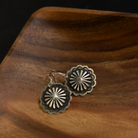 Women's Alzuni Silver Concho French Wire Earrings
