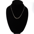 Women's Alzuni Silver Handmade Multi Navajo Pearl Disk Necklace