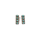 Women's Alzuni Turquoise Stone Bar Studs