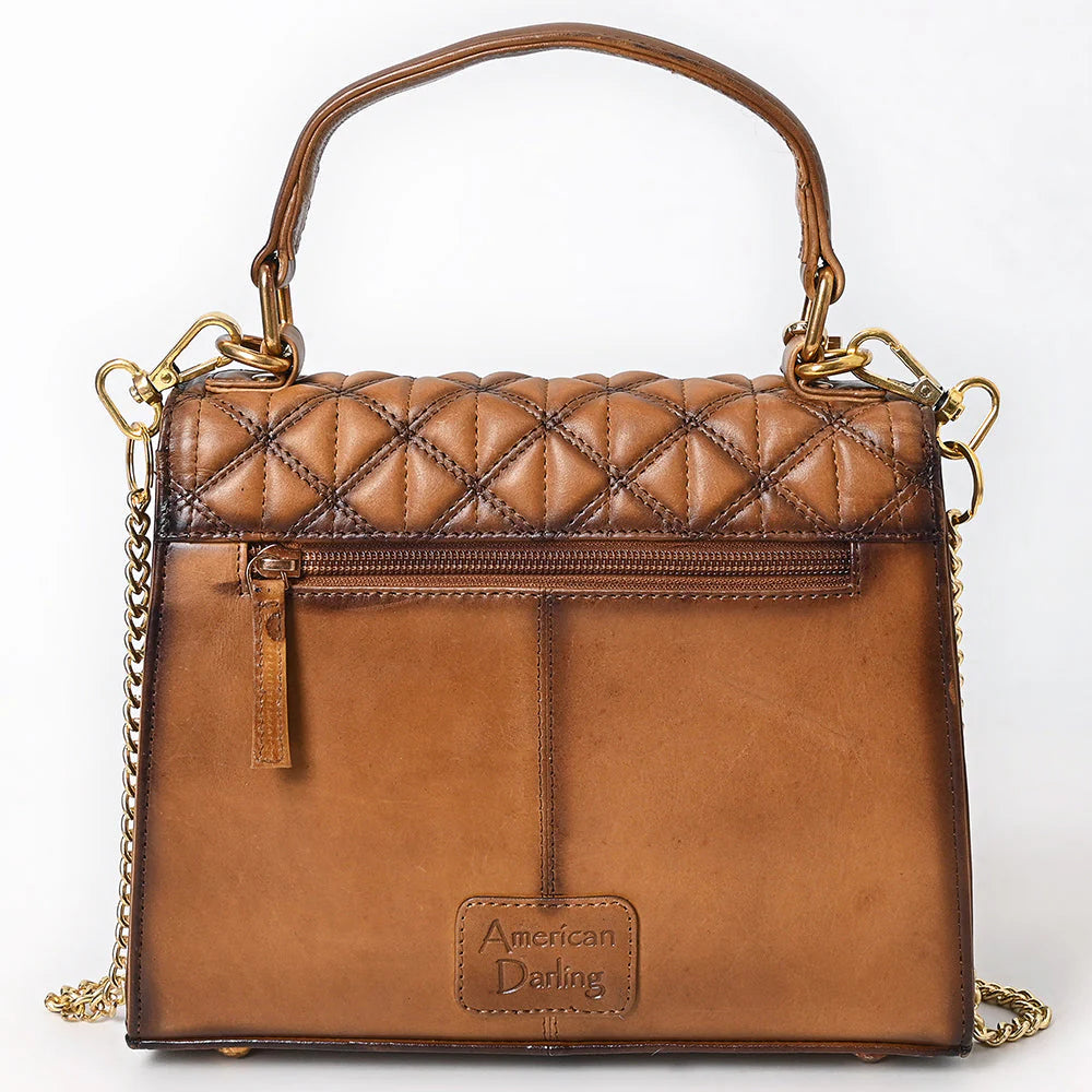 Women's American Darling Genuine Leather Western Crossbody Bag ADBGM741
