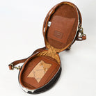 Women's American Darling Round Canteen Crossbody Genuine Leather Bag ADBGA598