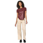 Women's Another Love "Elaina" Red Leather T-shirt VCWV5024BRX