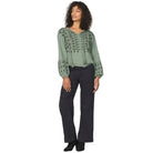 Women's Another Love "Gilly" Green Blouse VCKN1822SGN