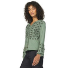 Women's Another Love "Gilly" Green Blouse VCKN1822SGN