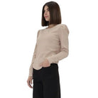 Women's Another Love Oatmeal Cookie Dara Long Sleeve Top VCKN1840OTC