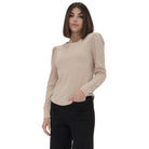 Women's Another Love Oatmeal Cookie Dara Long Sleeve Top VCKN1840OTC