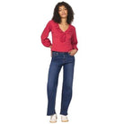 Women's Another Love "Raquelle" Red Blouse VCKN1799CND