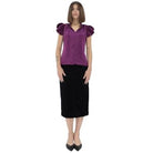 Women's Another Love Royal Plum Nura Blouse VCWV5281RYP
