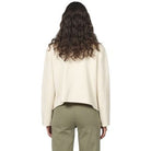 Women's Another Love "Velma" White Pea Coat VCJK2026BIR