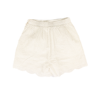 Women's Another Love White Jannie Floral Embroidery White Shorts VCBM8205WHT