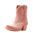 Women's Ariat  Carnation Pink Suede Chandler Western Bootie 10050900