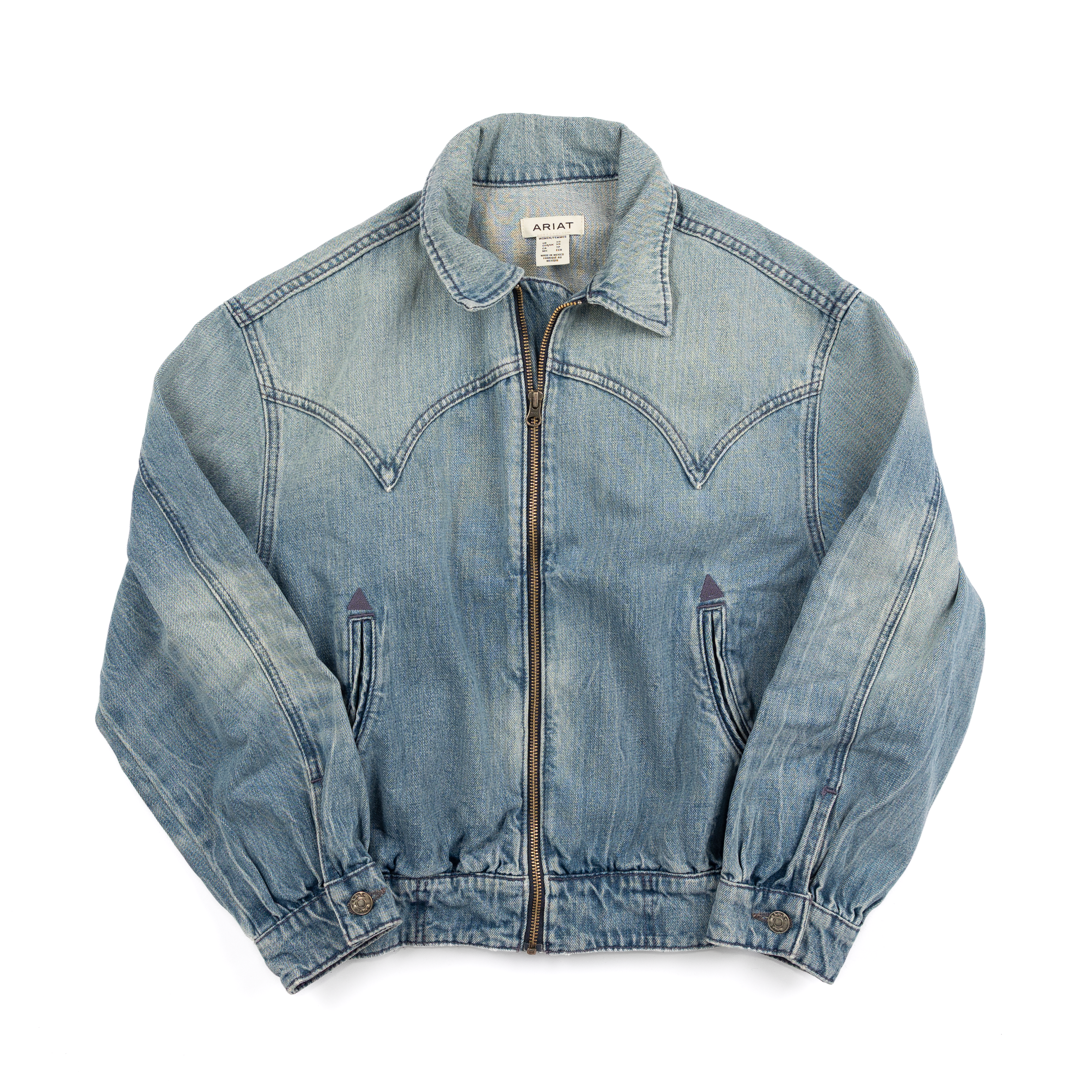 Women's Ariat Cheyenne Denim Bomber Jacket 10065931