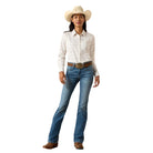 Women's Ariat Sea Salt Dewdrop Kirby Stretch Shirt 10078847