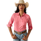 Women's Ariat Sun Kissed Floral Print VentTEK Long Sleeve Button Up 10071142