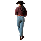 Women's Ariat Ultra High Rise Cheyenne Yoke Tomboy Straight Leg Jean 10065935