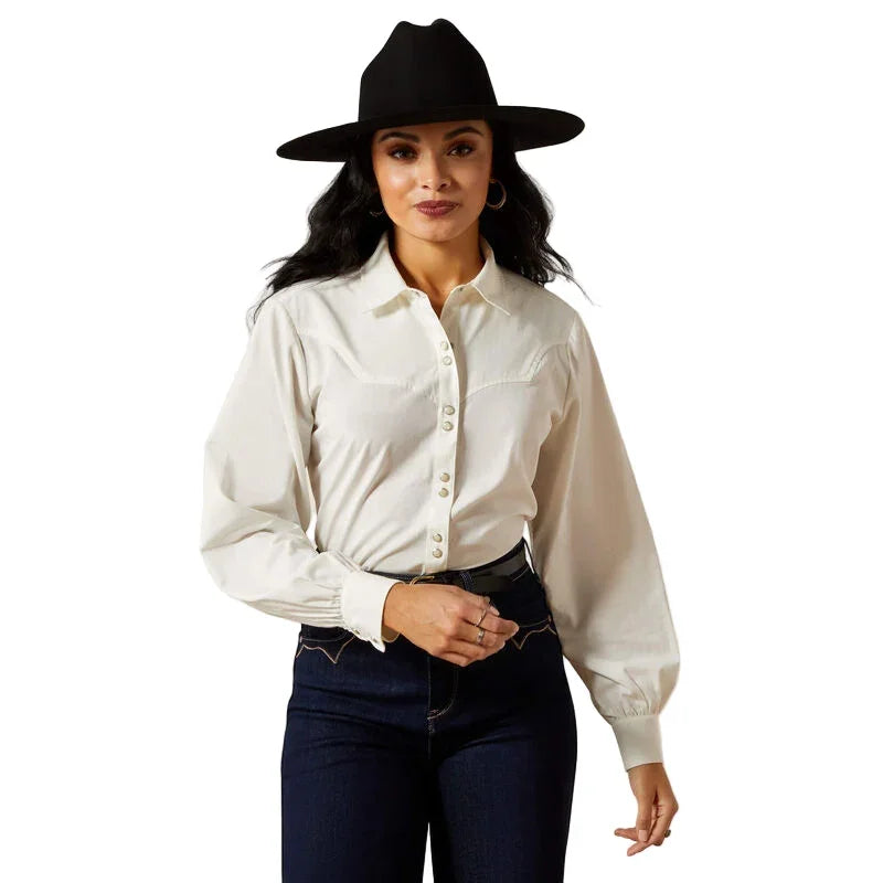 Ariat Womens Jolie Shirt White Alyssum