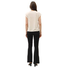 Women's Bamboo/Modal Cap Sleeve Basic Round Neck Top 19653