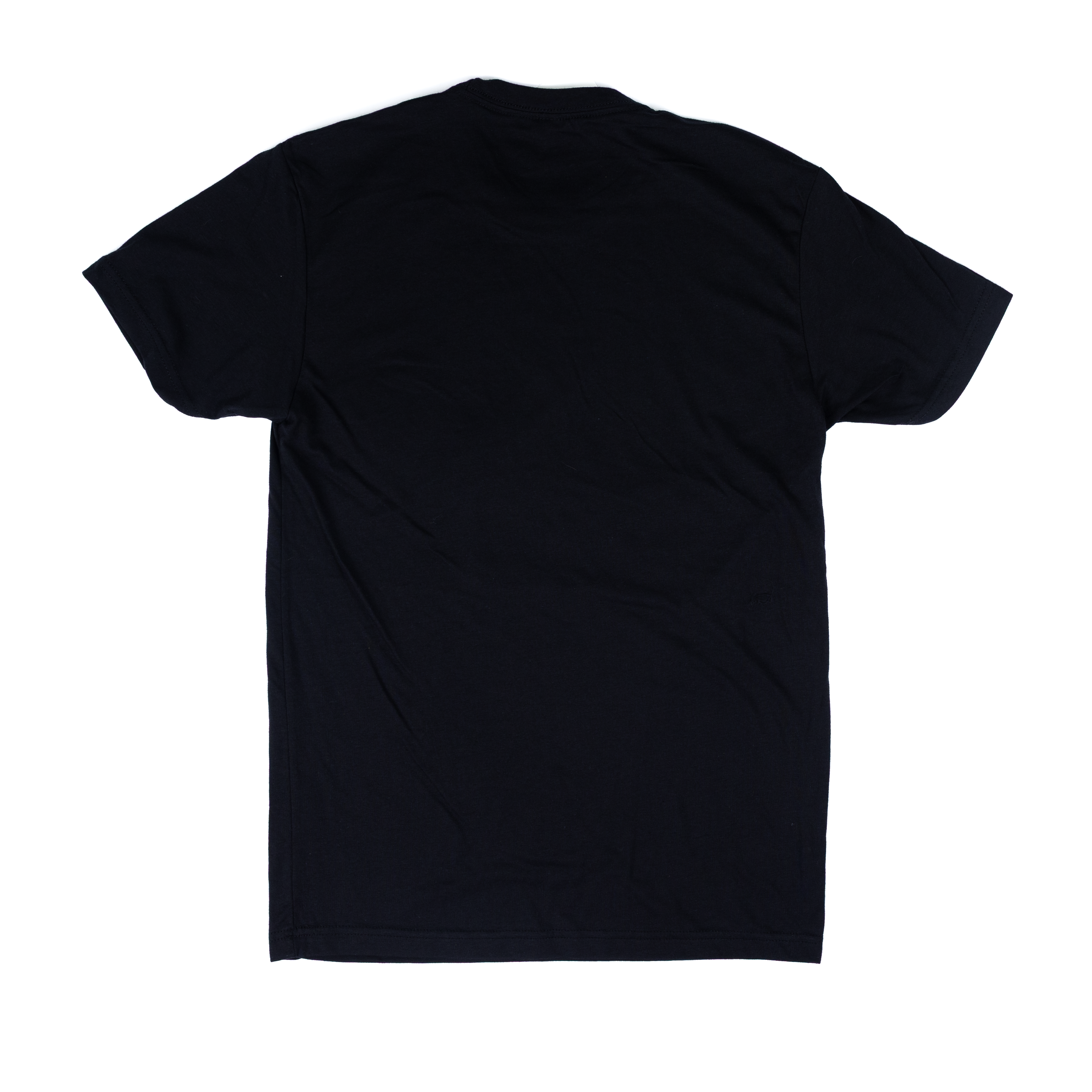 Women's Black T-shirt with Neon Pink Steer on the Front