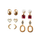 Women's Blazin Roxx 5 Piece Set Post Style Earrings 301001535