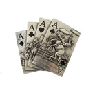Women's Blazin Roxx Black and Silver Buckle Engrave with 4 Ace Cards 37946